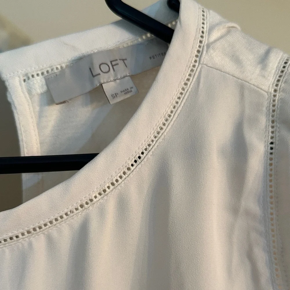 LOFT Ivory Shell Top - Picture 2 of 3